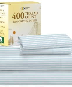 Juego de sábanas a rayas California Design Den para cama