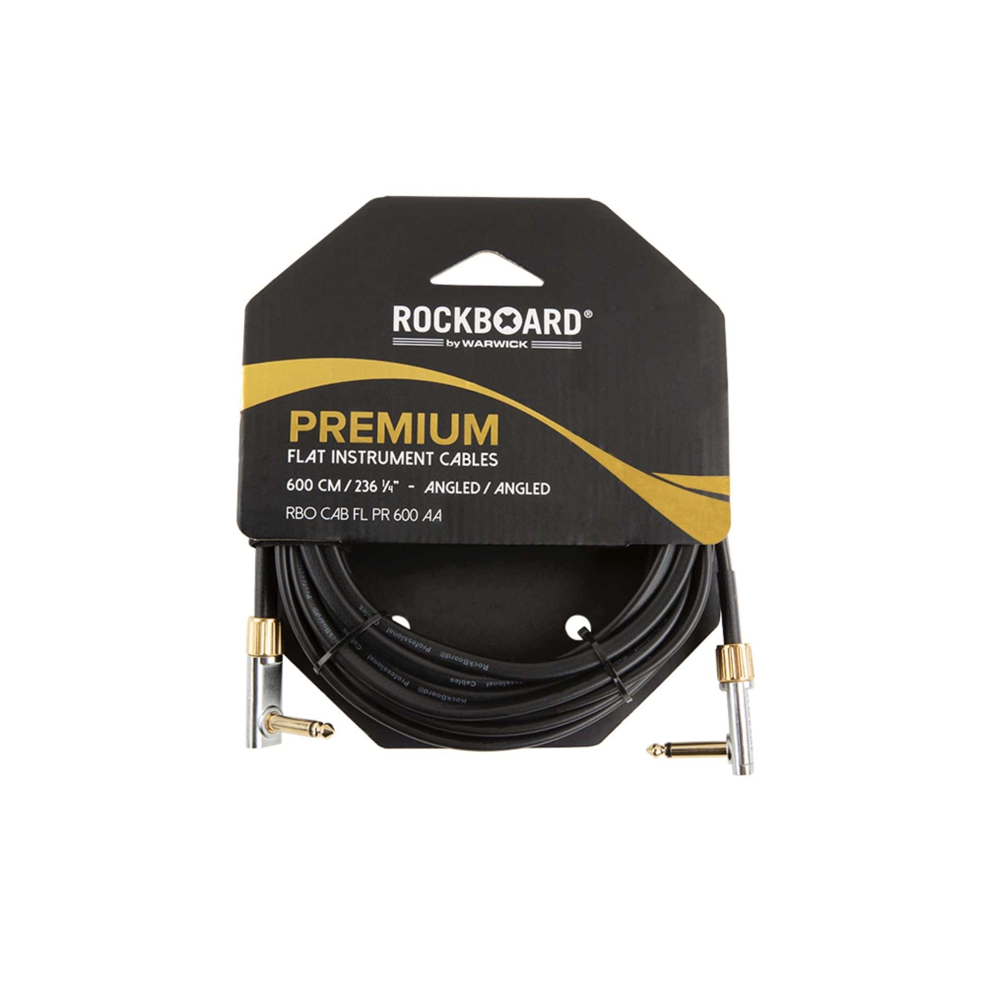 Cable de Instrumento Plano Premium RockBoard, 19.68',
