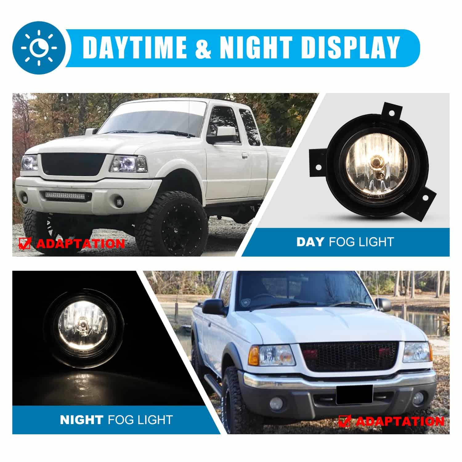Luces antiniebla CPW compatibles con Ford Ranger 2001 2002 - Imagen 6