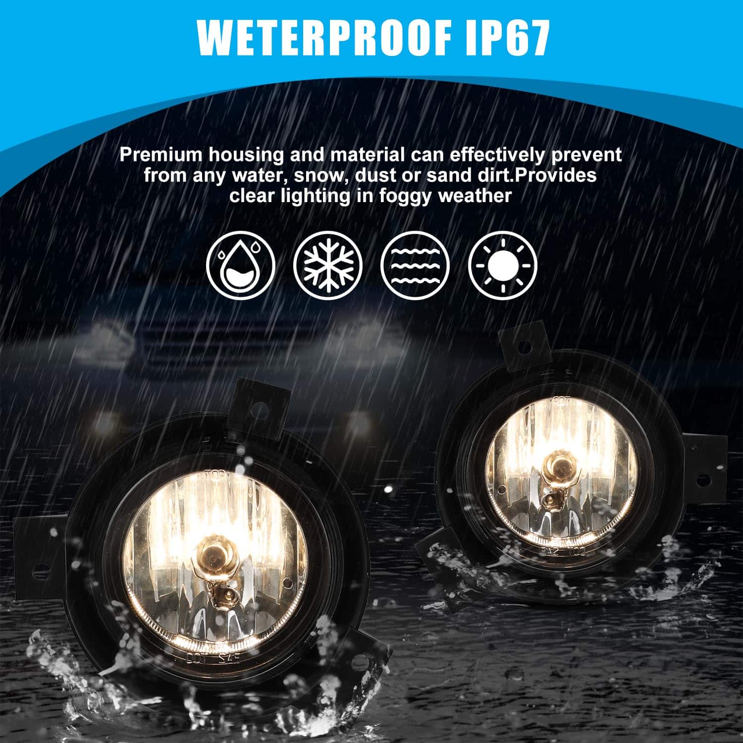 Luces antiniebla CPW compatibles con Ford Ranger 2001 2002 - Imagen 3