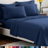 Juego de sábanas Twin XL Bare Home - Sábanas -Azul Oscuro
