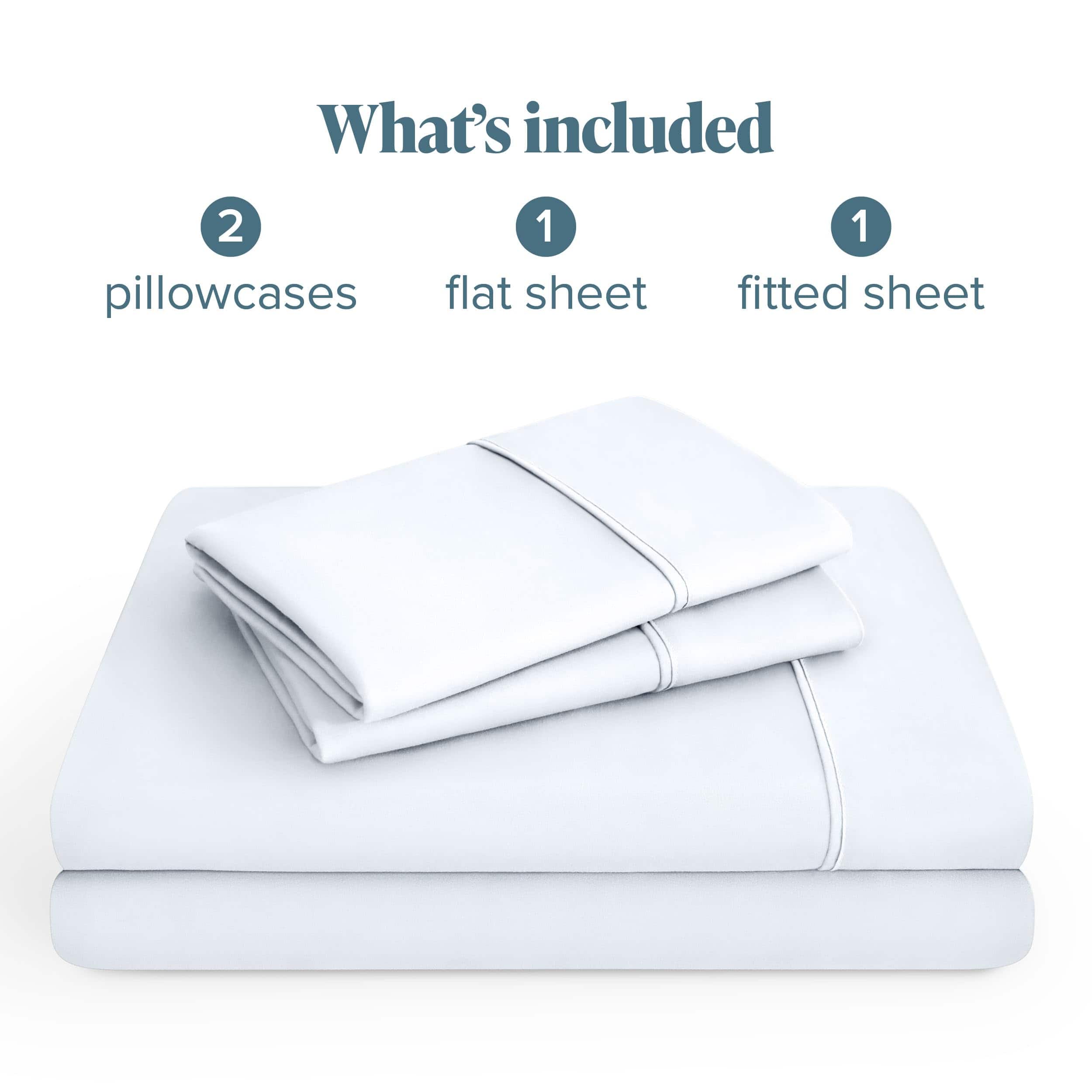 Juego de sábanas Twin XL de Bare Home - -Blanco - Imagen 8