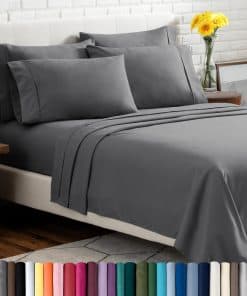 Juego de sábanas Twin XL Bare Home - Juego de sábanas de