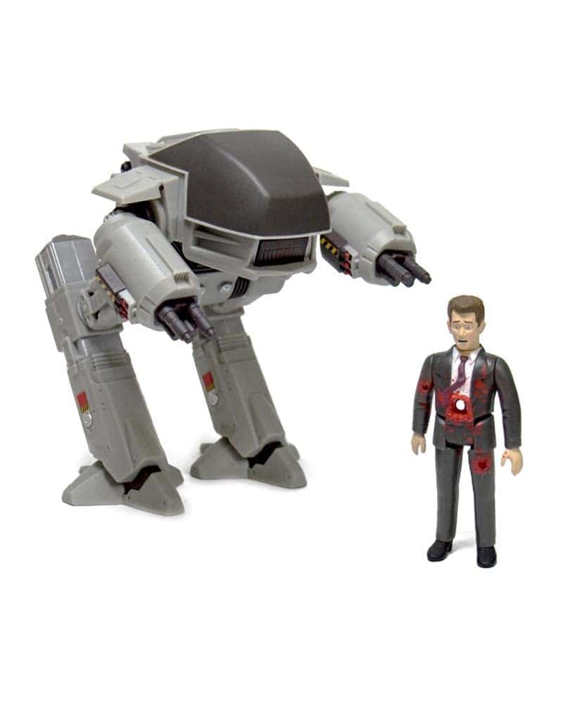 Juego de Figuras de Acción Super7 Robocop ED-209 y Mr.