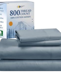 Juego de sábanas de lujo California Design Den -Azul