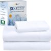 Juego de sábanas de lujo para cama individual de California