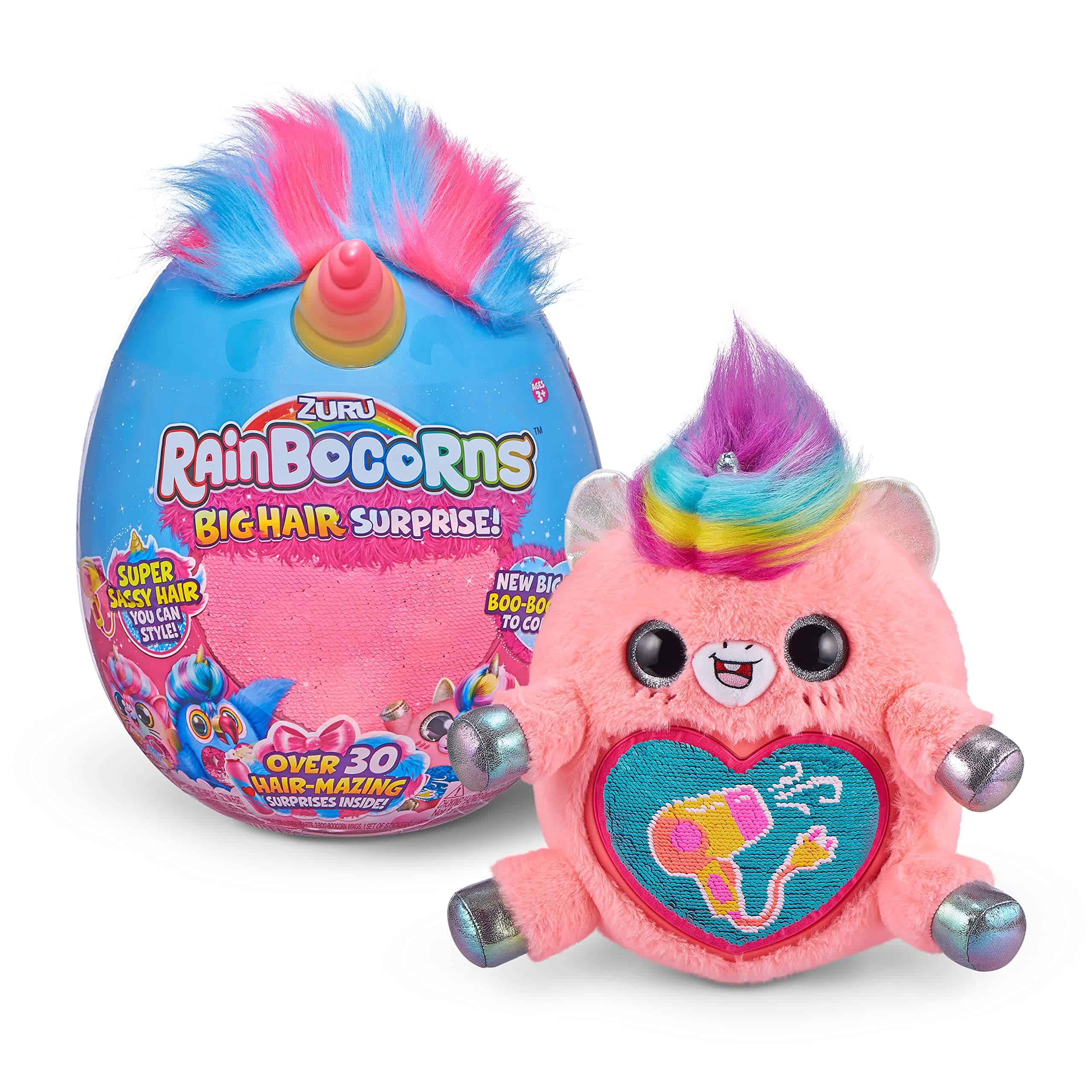 Rainbocorns Big Hair Surprise (Unicorn) de ZURU Peluche de