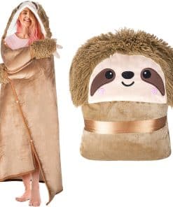 Manta con capucha para adultos perezosos - Súper suave