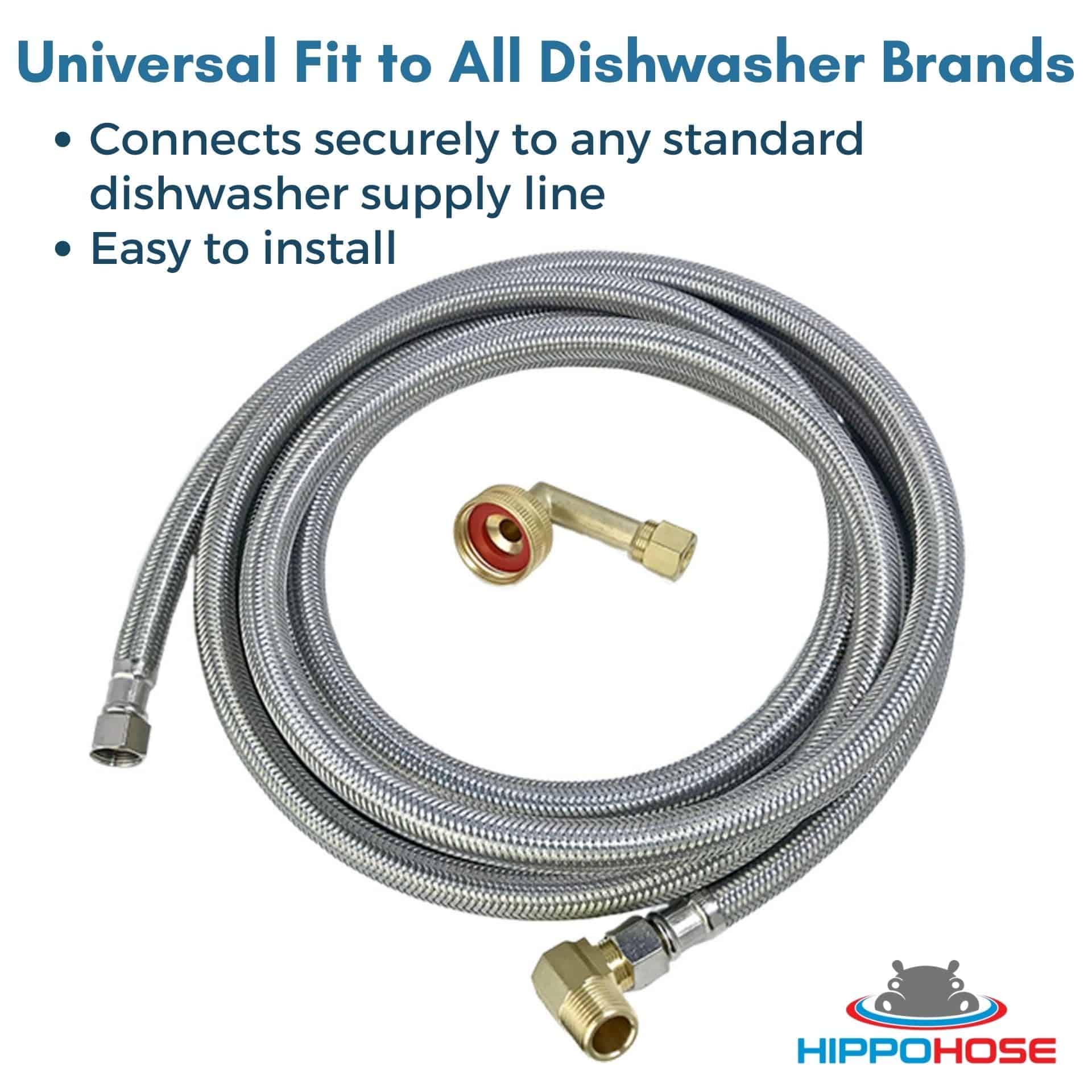 Kit de Manguera de Agua para Lavavajillas de Acero - Imagen 7