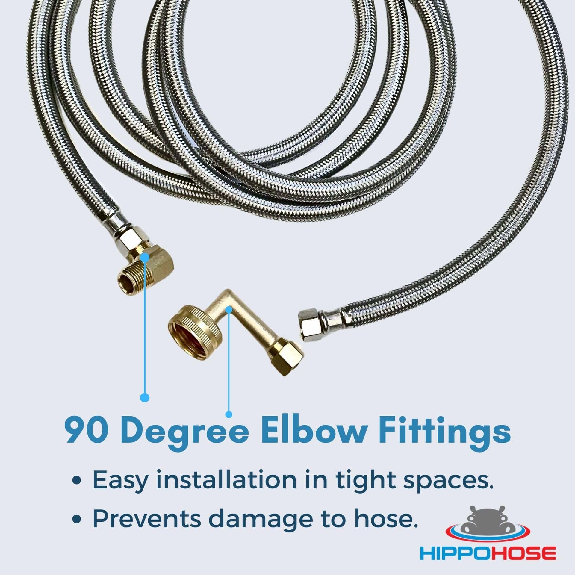 Kit de Manguera de Agua para Lavavajillas de Acero - Imagen 6