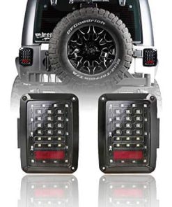 V8 GOD JK Conjunto de luces traseras LED con luz de freno y