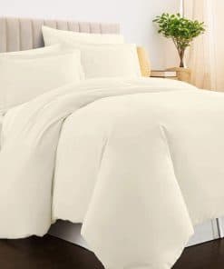 Juego de Funda de Edredón Twin Pizuna Pure 100% Algodón,