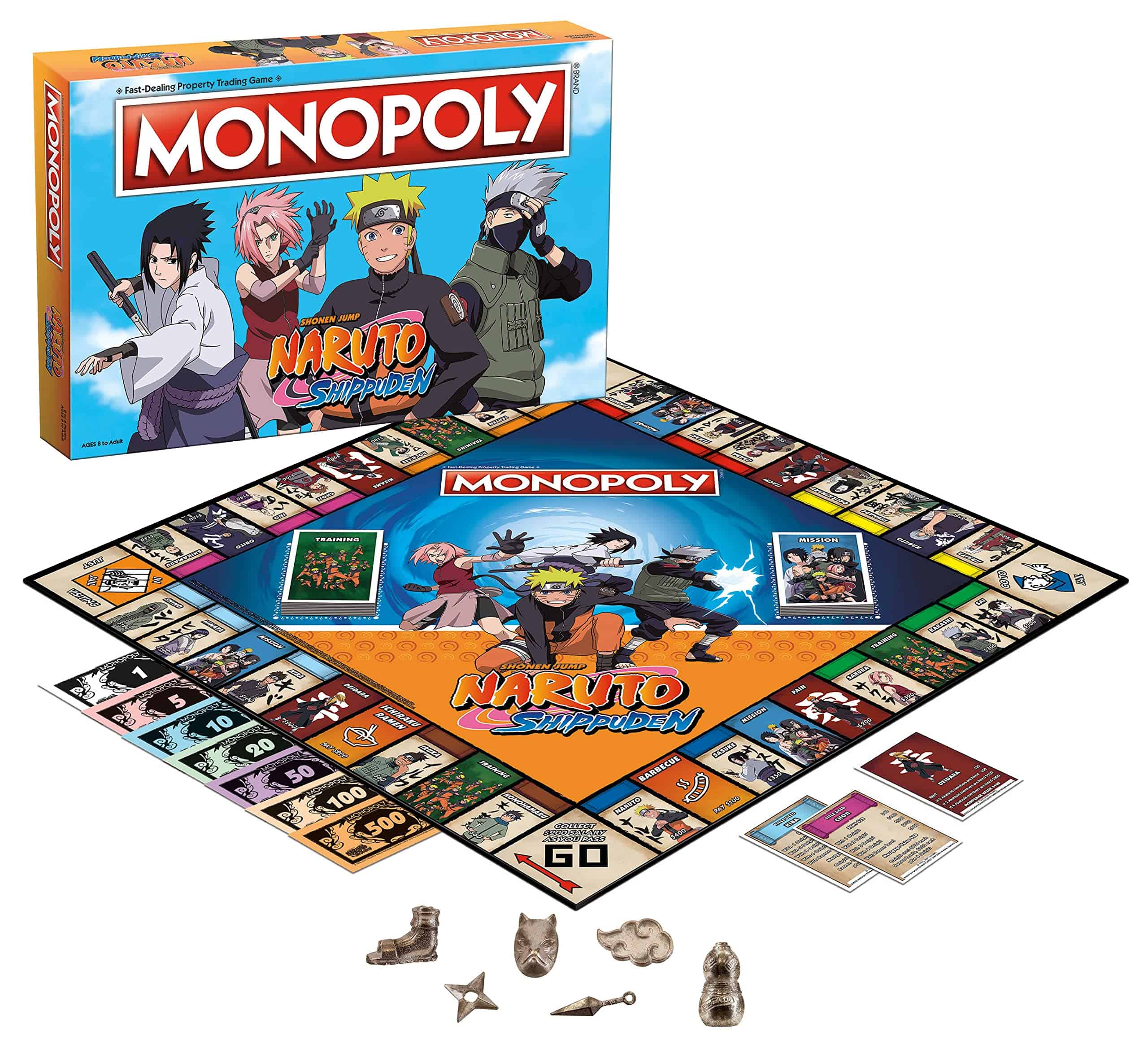 Monopoly: Naruto | Juego de Monopoly coleccionable con la - Imagen 3