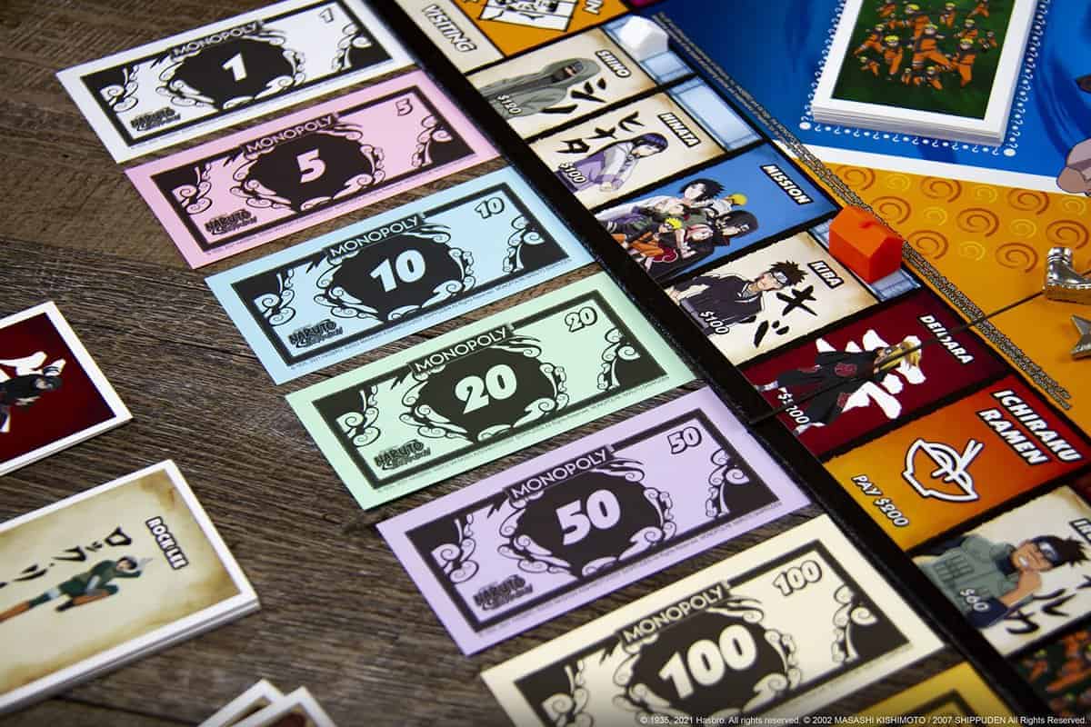 Monopoly: Naruto | Juego de Monopoly coleccionable con la - Imagen 8