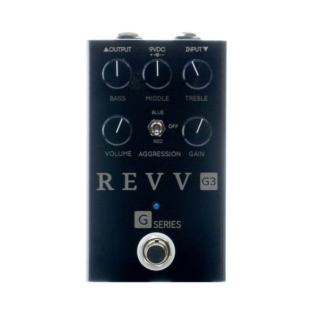 Pedal de Distorsión Revv Amplification G3, Edición Blackout