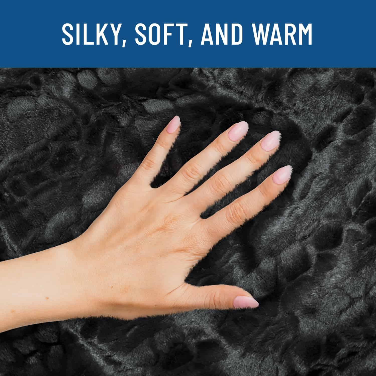 Manta de piel sintética Everlasting -Negro - Piel Sintética - Imagen 6