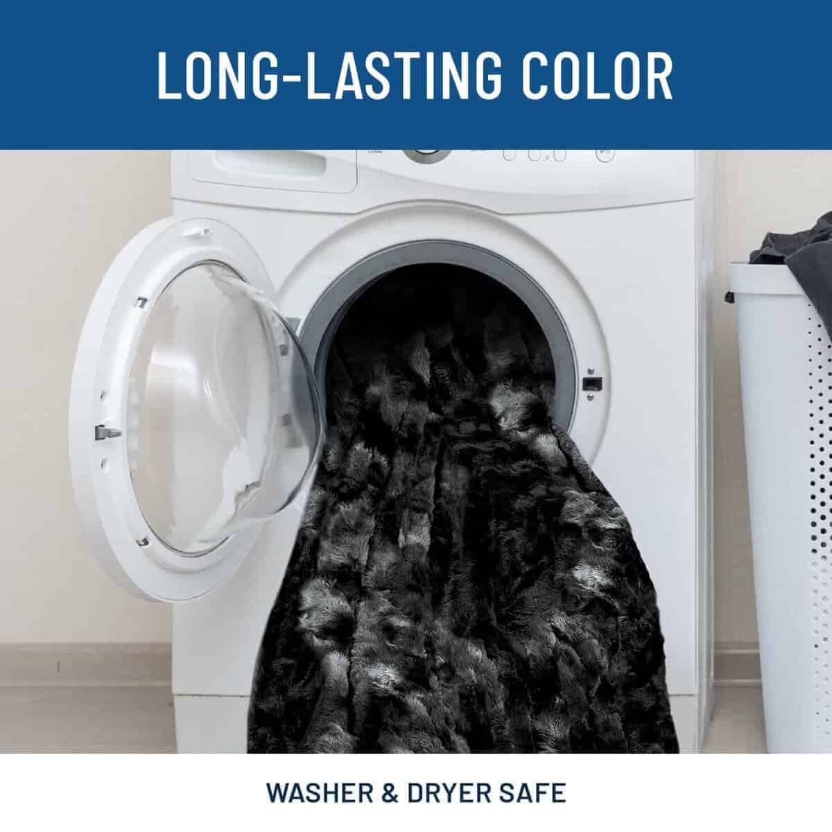 Manta de piel sintética Everlasting -Negro - Piel Sintética - Imagen 9