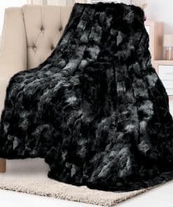 Manta de piel sintética Everlasting -Negro - Piel Sintética