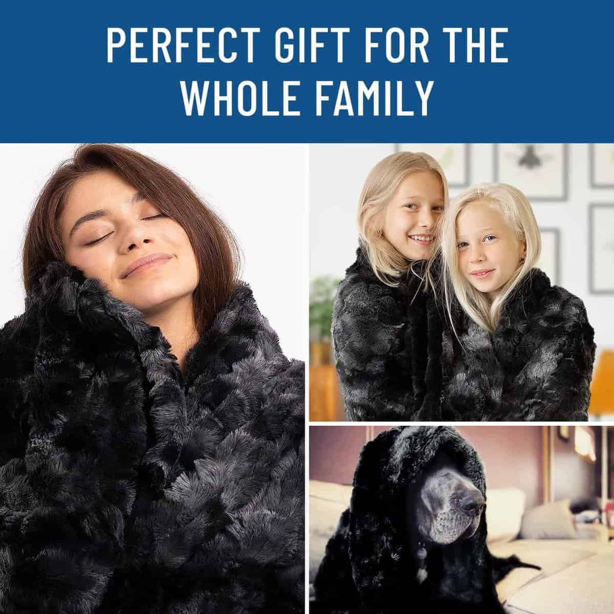 Manta de piel sintética Everlasting -Negro - Piel Sintética - Imagen 10