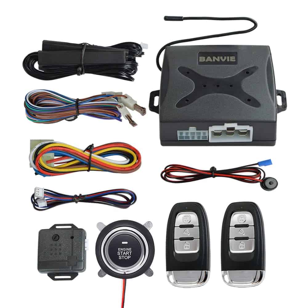 Sistema de Alarma para Coche con Entrada Sin Llave +