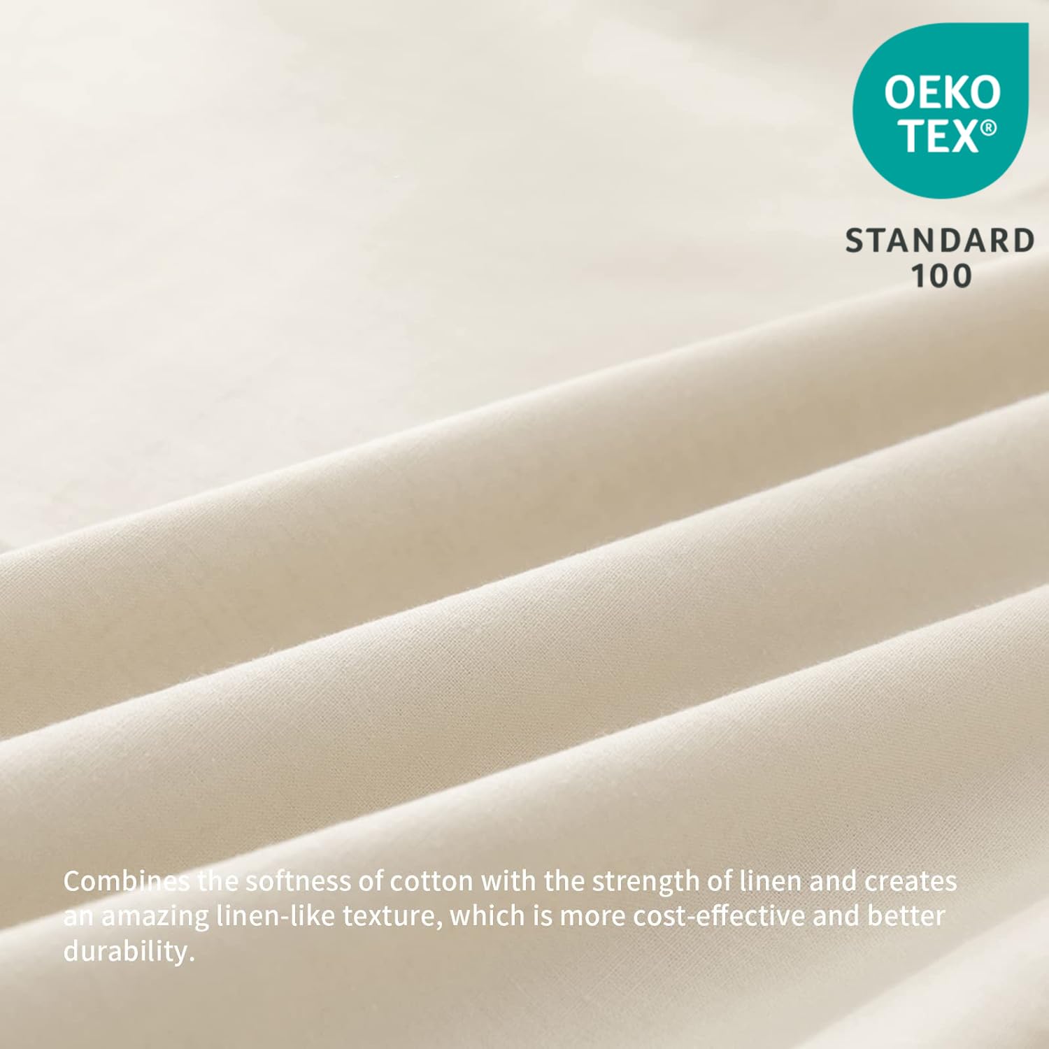 BISELINA Falda de Cama de Lino Francés -Ruffle - Lino - Imagen 3