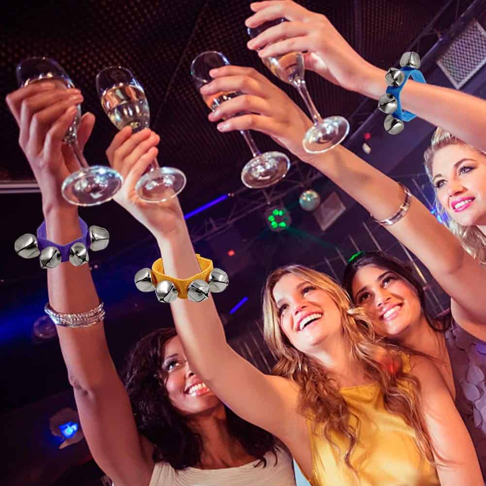 Campanillas de muñeca Happy Trees, 9" Band Wrist Bells, 24 - Imagen 7