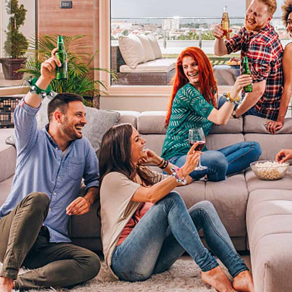 Campanillas de muñeca Happy Trees, 9" Band Wrist Bells, 24 - Imagen 8