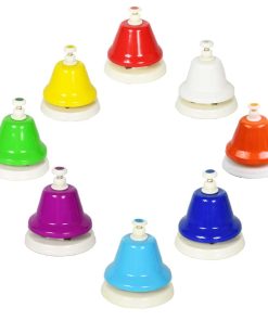 ENNBOM Desk Bells Hand Bells 8 Notes Music Bells Percussion