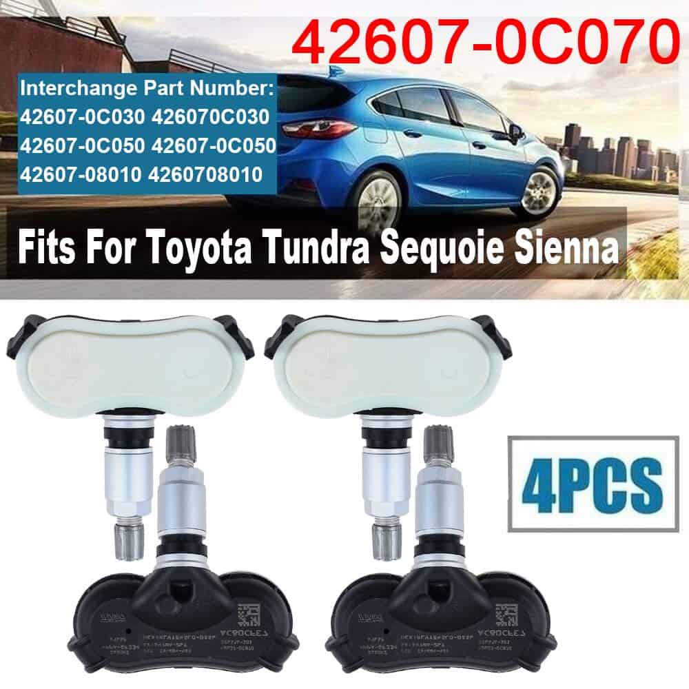 YAOPEI 4Pcs Sensor de Presión de Neumáticos TPMS - Imagen 3