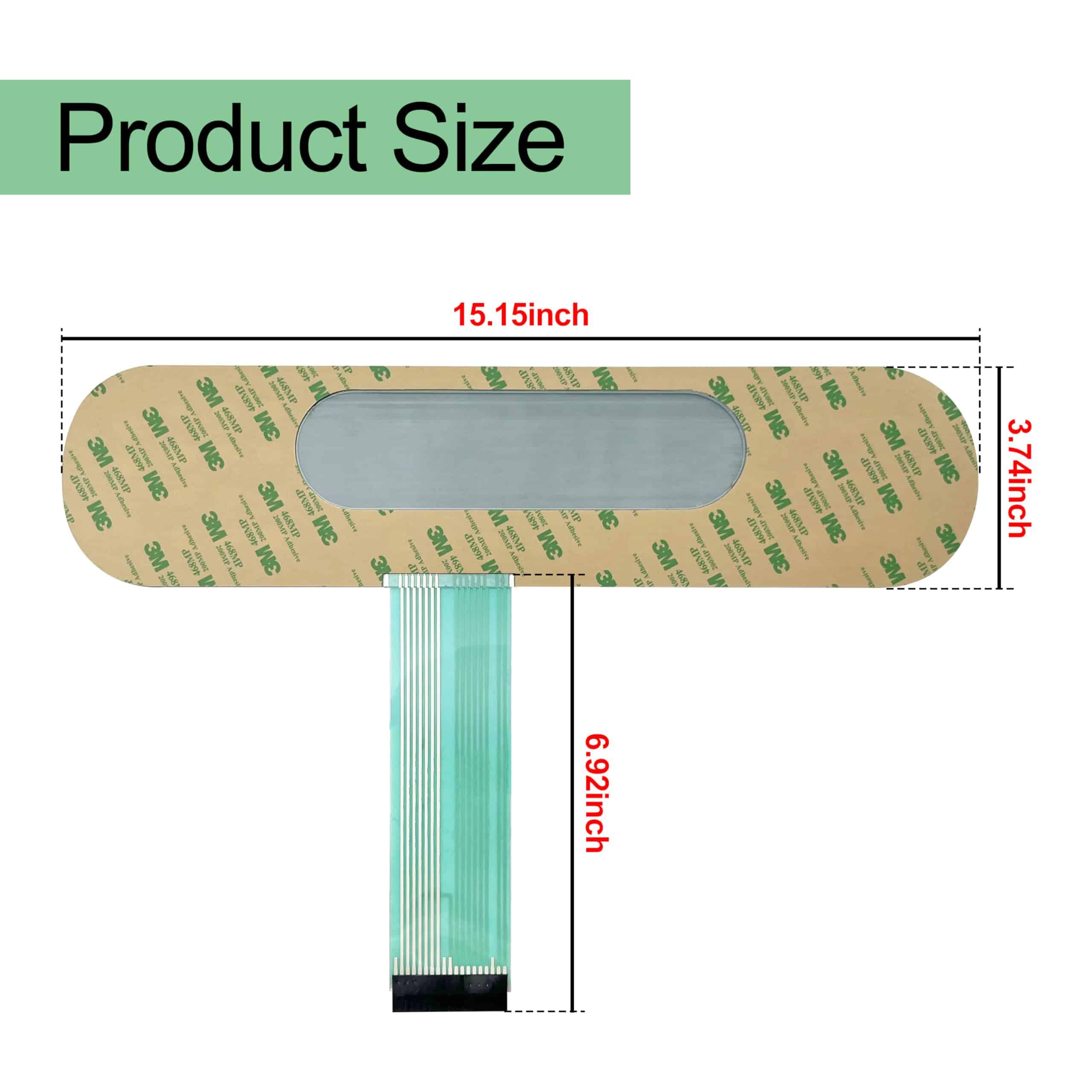 Lámina de interruptor ShineUs 9756559ES sin placa de metal - Imagen 4
