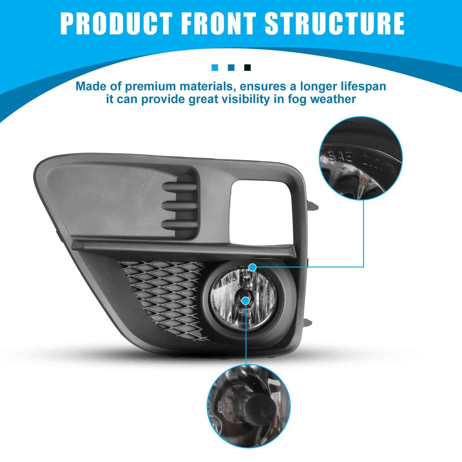 Luces antiniebla CPW compatibles con [2015 2016 2017 Subaru - Imagen 4