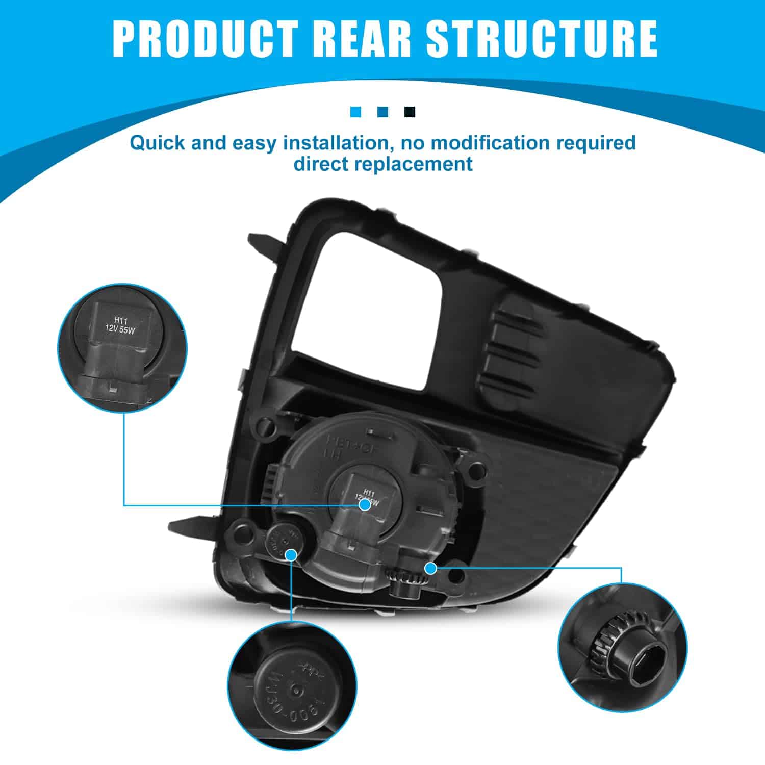 Luces antiniebla CPW compatibles con [2015 2016 2017 Subaru - Imagen 5