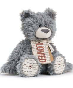 Peluche de Oso Gris DEMDACO de 16 pulgadas para Niños