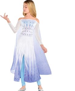 Disfraz de Halloween de Elsa Frozen 2 Epílogo para Niñas,