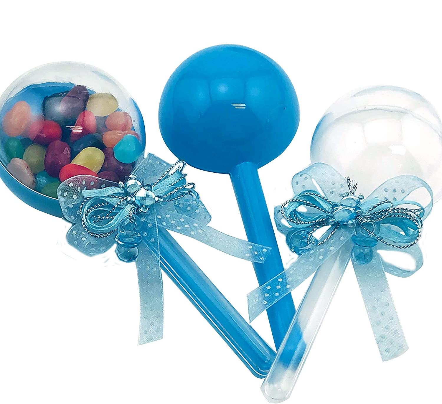 48 Piezas de Sonajeros de Bebé Rellenables para Fiestas, - Imagen 4