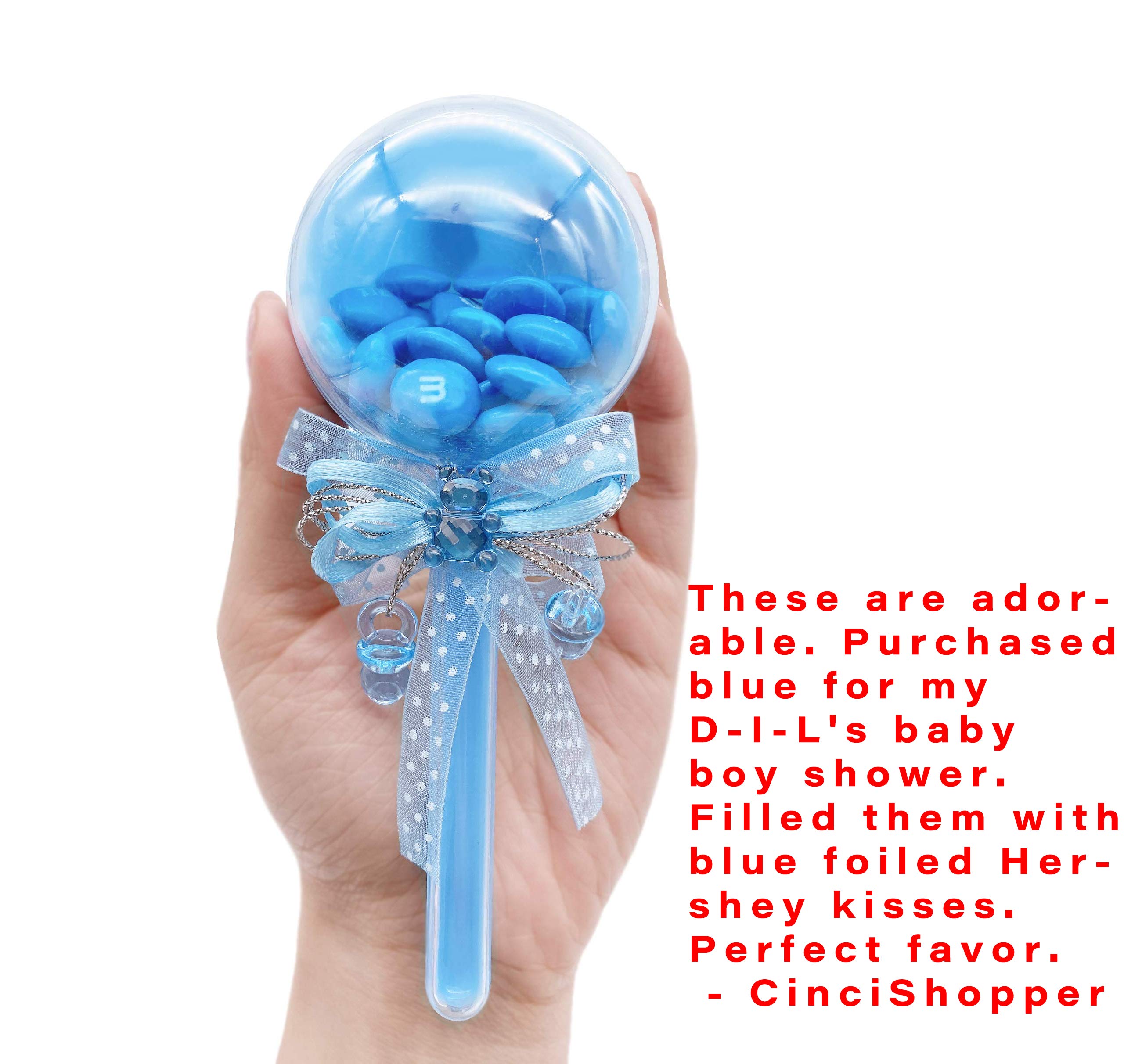 48 Piezas de Sonajeros de Bebé Rellenables para Fiestas, - Imagen 8