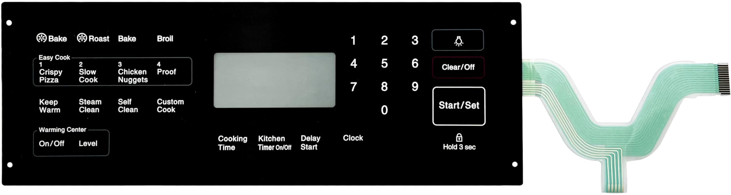 DG34-00020A Membrana de interruptor táctil de rango,