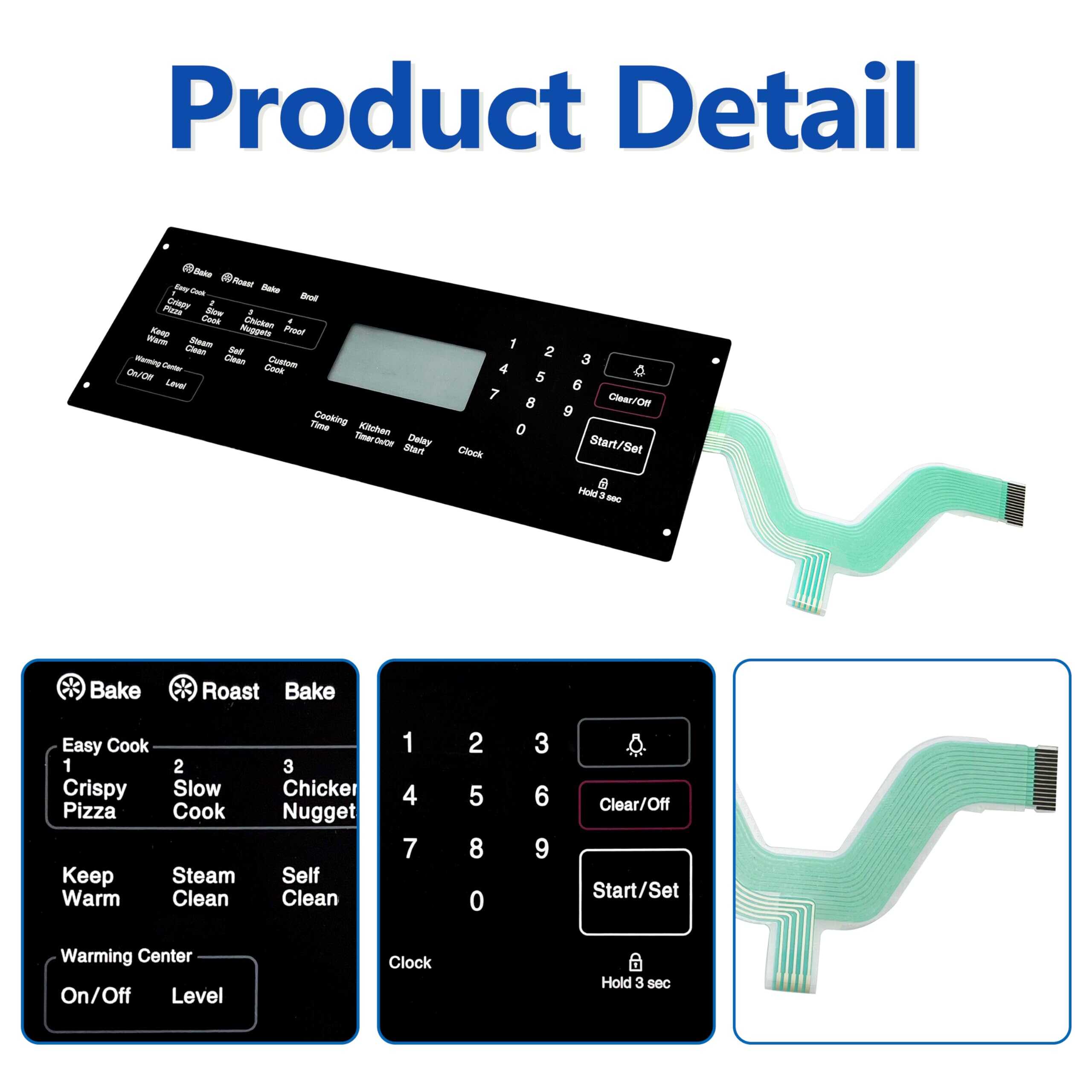 DG34-00020A Membrana de interruptor táctil de rango, - Imagen 3