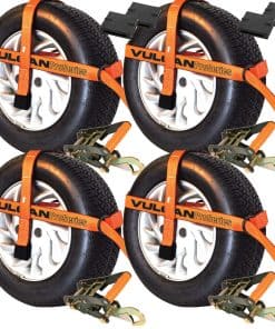 Correa de Amarre para Coche VULCAN con Gancho de Trinquete