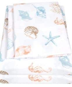 Colección de sábanas para niños 1500 Supreme -Conchas marina