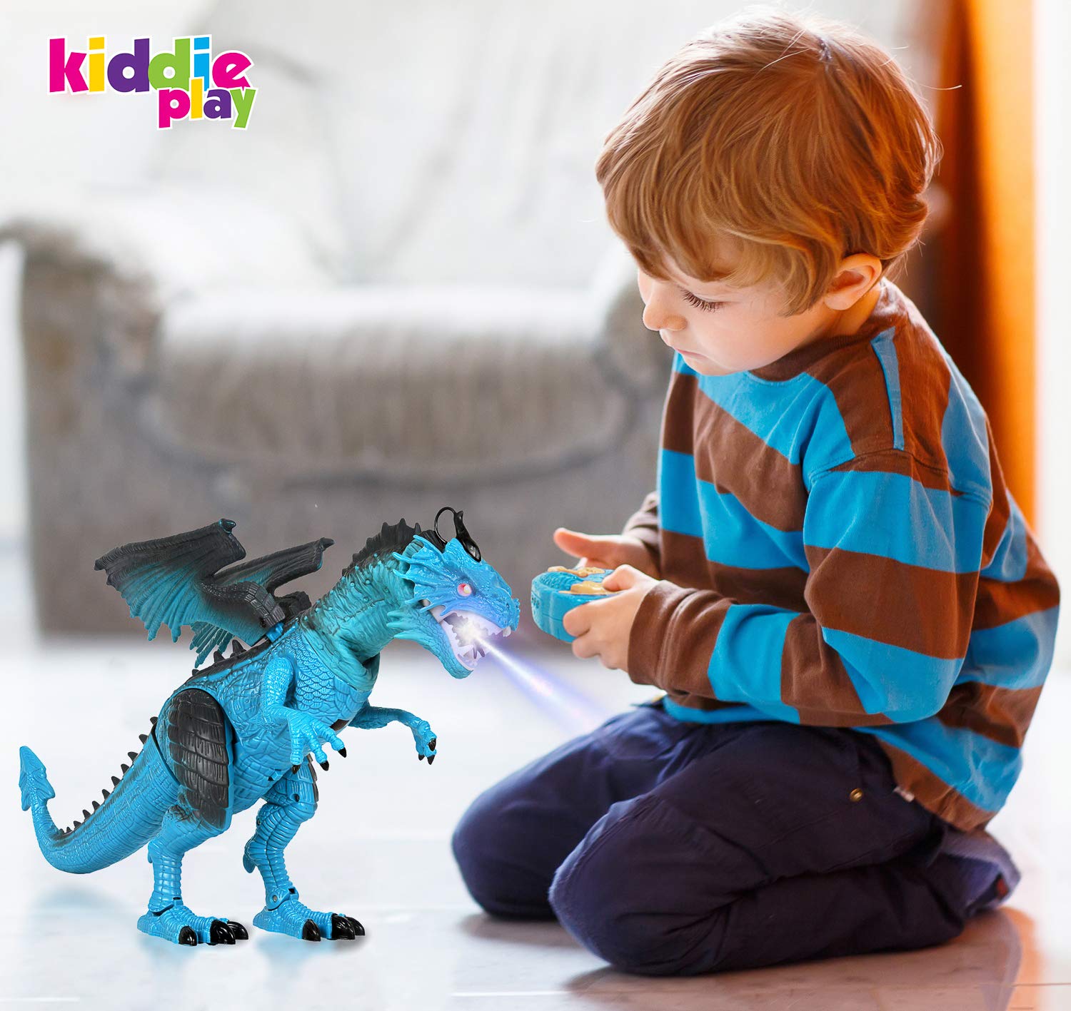 Juguete de Dinosaurio a Control Remoto Kiddie Play con - Imagen 3