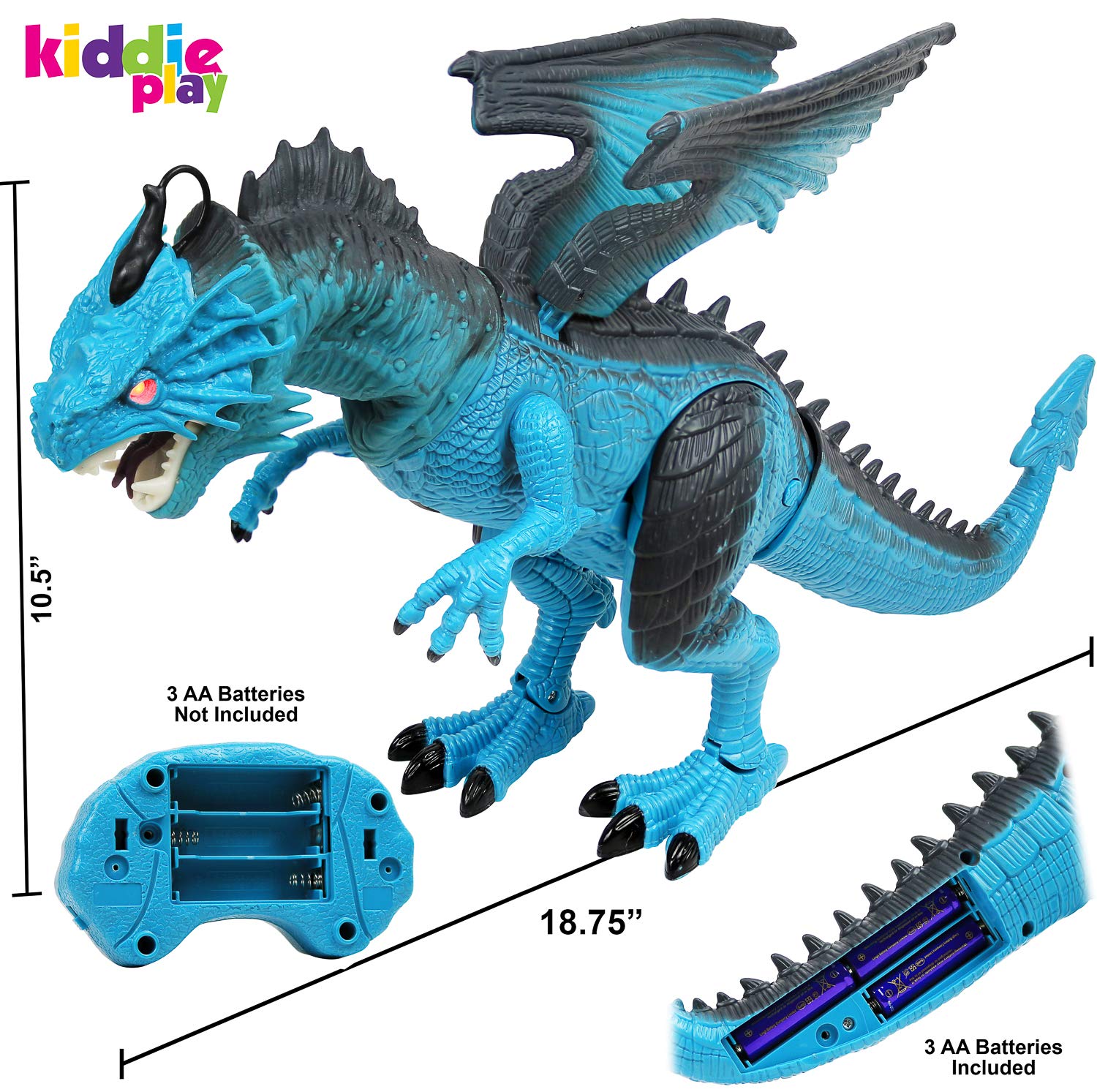 Juguete de Dinosaurio a Control Remoto Kiddie Play con - Imagen 5