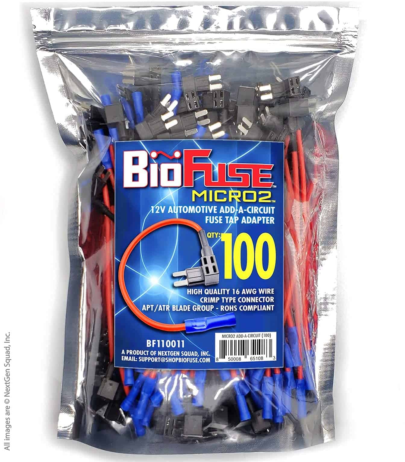 Paquete de 100 BioFuse 12V Micro2 Añadir un Circuito y - Imagen 7