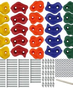 Set de 25 Agarres de Escalada Ogrmar con Tornillos de