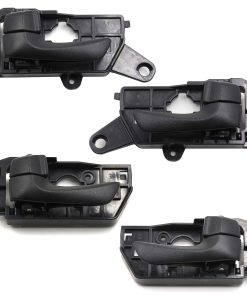 Otois 4Pcs Manija de Puerta Interior 1Set Negro Texturizado