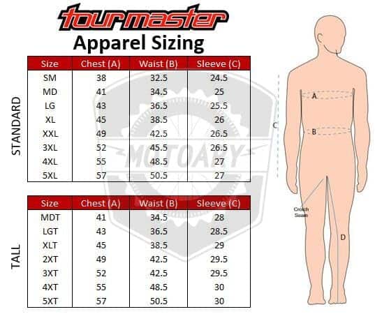 Chaqueta de motocicleta para turismo Tourmaster Draft Air - Imagen 4