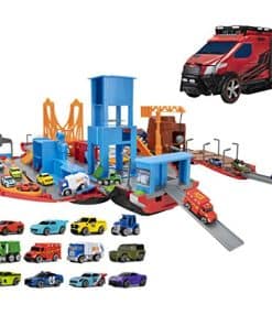 Playset Micro Machines Super Van City - Incluye 12