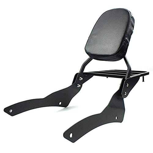 Respaldo Sissy Bar + Portaequipajes Compatible -Negro