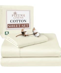 Juego de sábanas California King Pizuna Pure 100% algodón