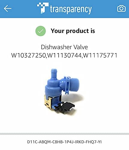 Válvula para Lavavajillas W10327250, W11130744, W11175771 - Imagen 3